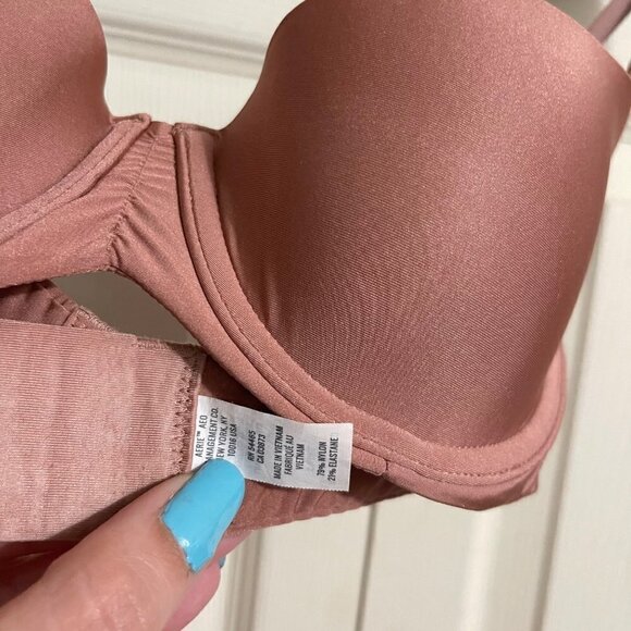 Aerie Womens Orange Tan Real power Lined Balconette Underwire Bra Size 32B - Picture 6 of 8